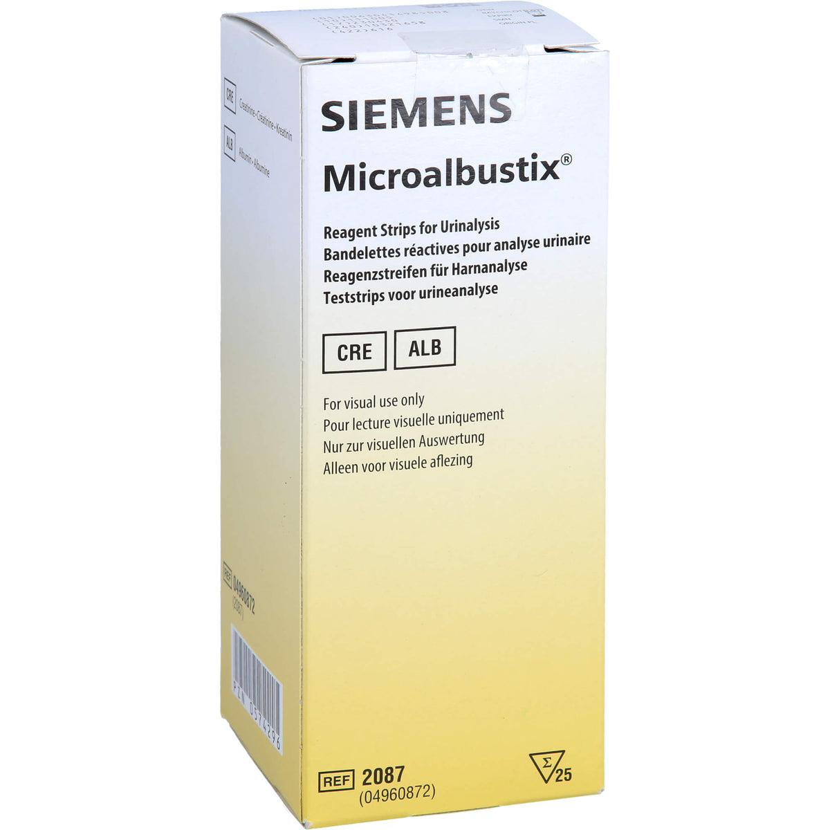 MICROALBUSTIX Harnteststreifen visuell auswertb. 25 St