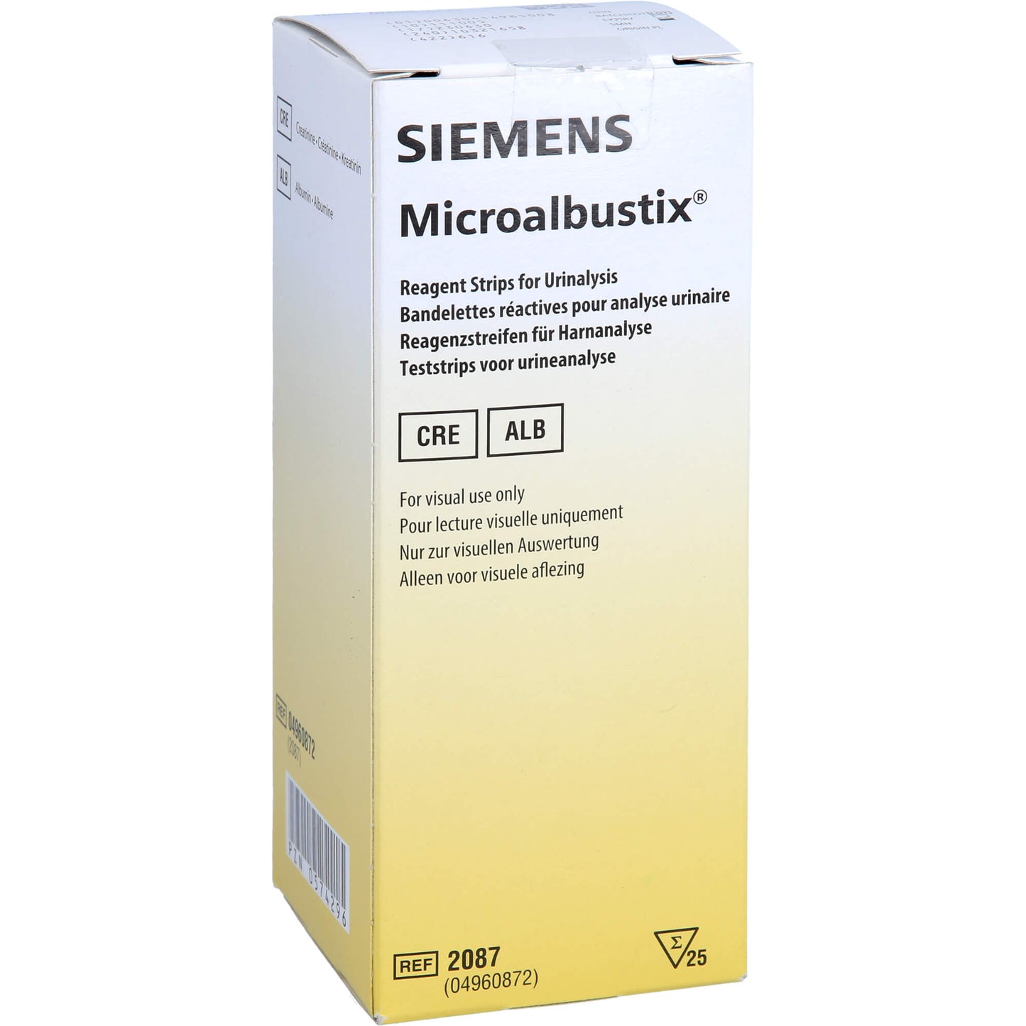 MICROALBUSTIX Harnteststreifen visuell auswertb. 25 St