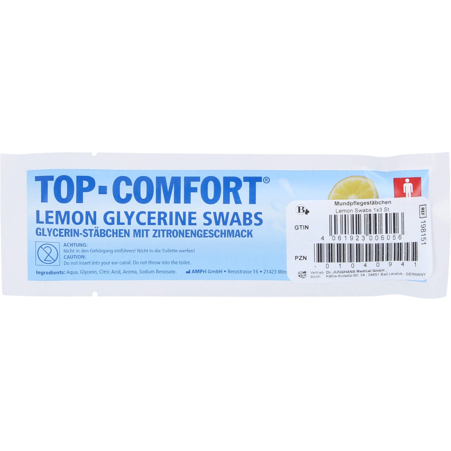 MUNDPFLEGESTÄBCHEN Lemon Sticks 3 St