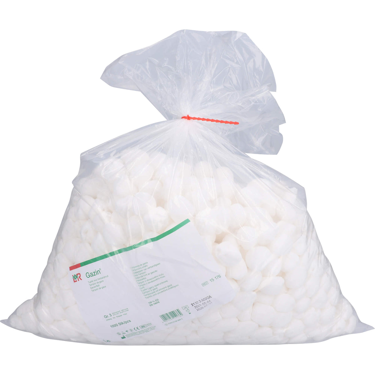 GAZIN Tupfer pflaumengr.unsteril o.RK 1000 St