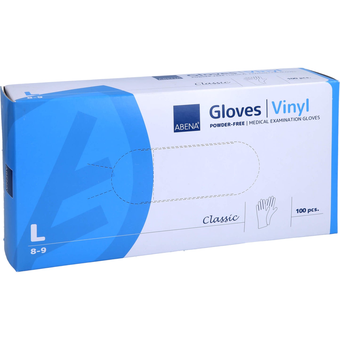 VINYL Handschuhe puderfrei large 100 St