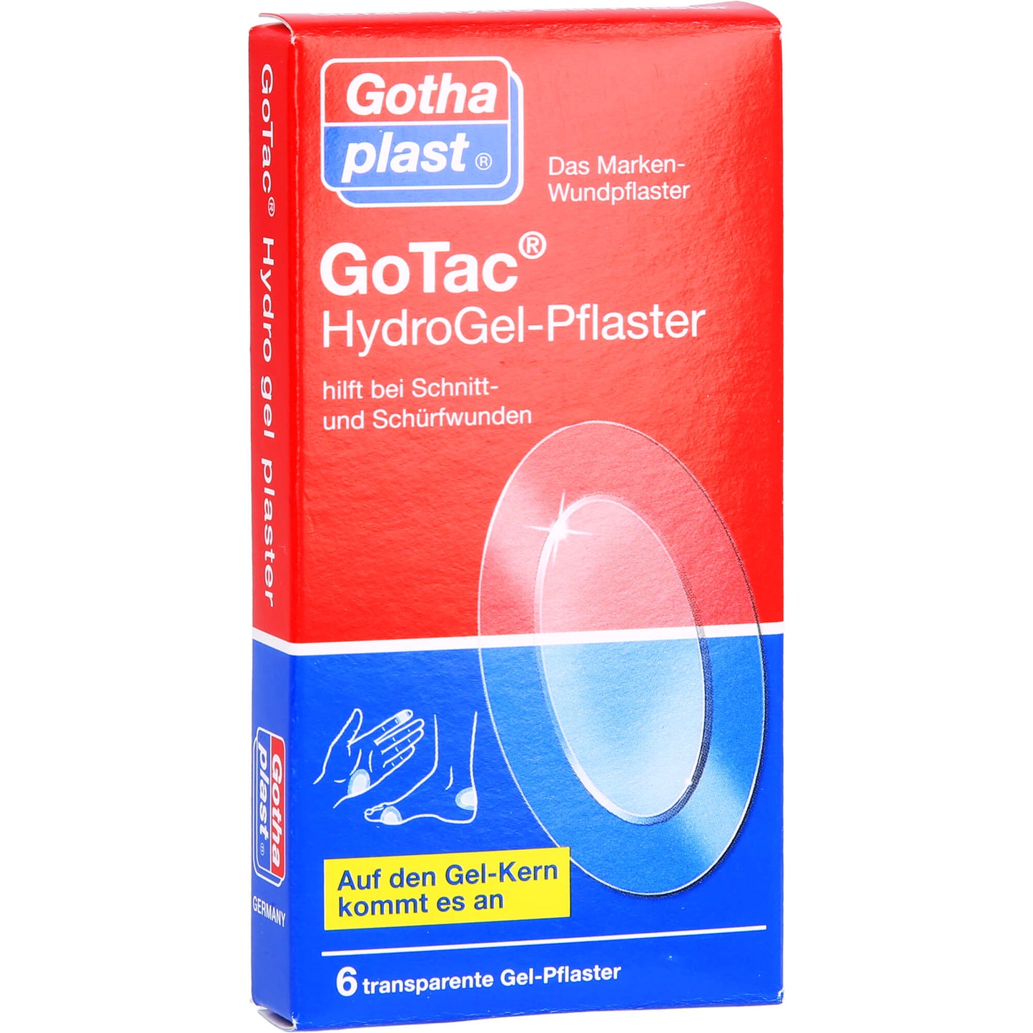 GOTAC Wundfilm mit Gelpolster 6 St