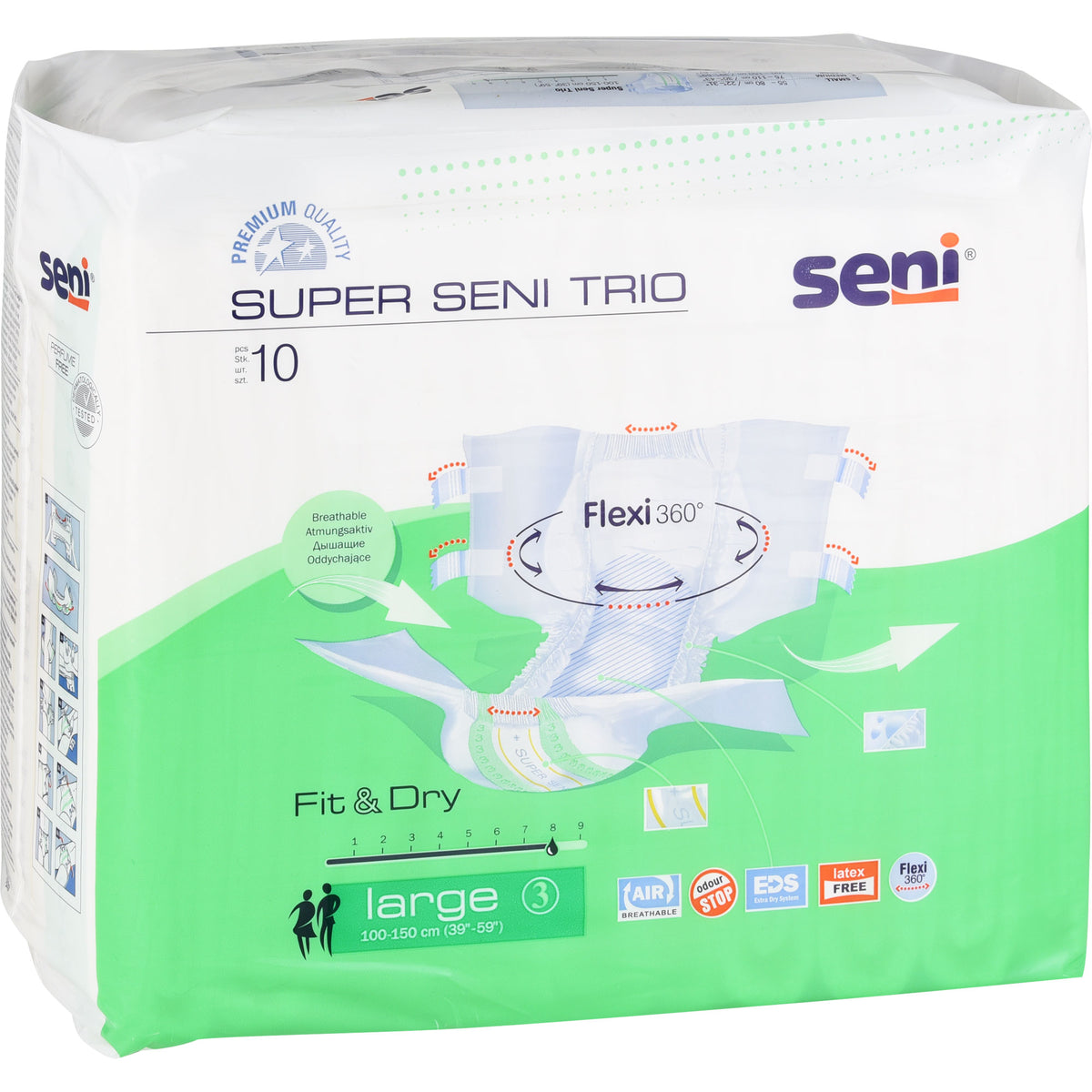 SENI Super Trio Inkontinenzslip L 6X10 St