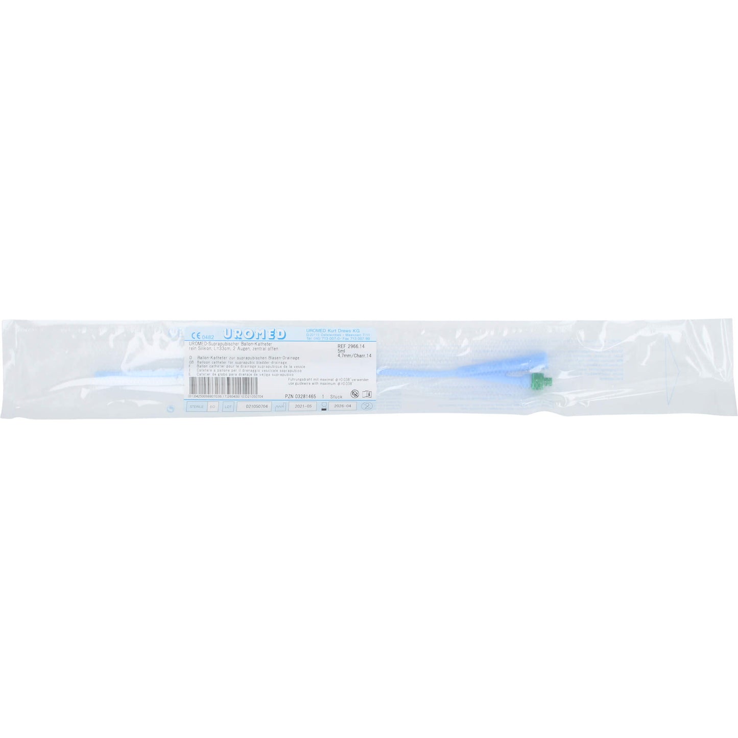 UROMED Suprap.Ballonkath.Silikon Ch 14 33cm 2966 1 St
