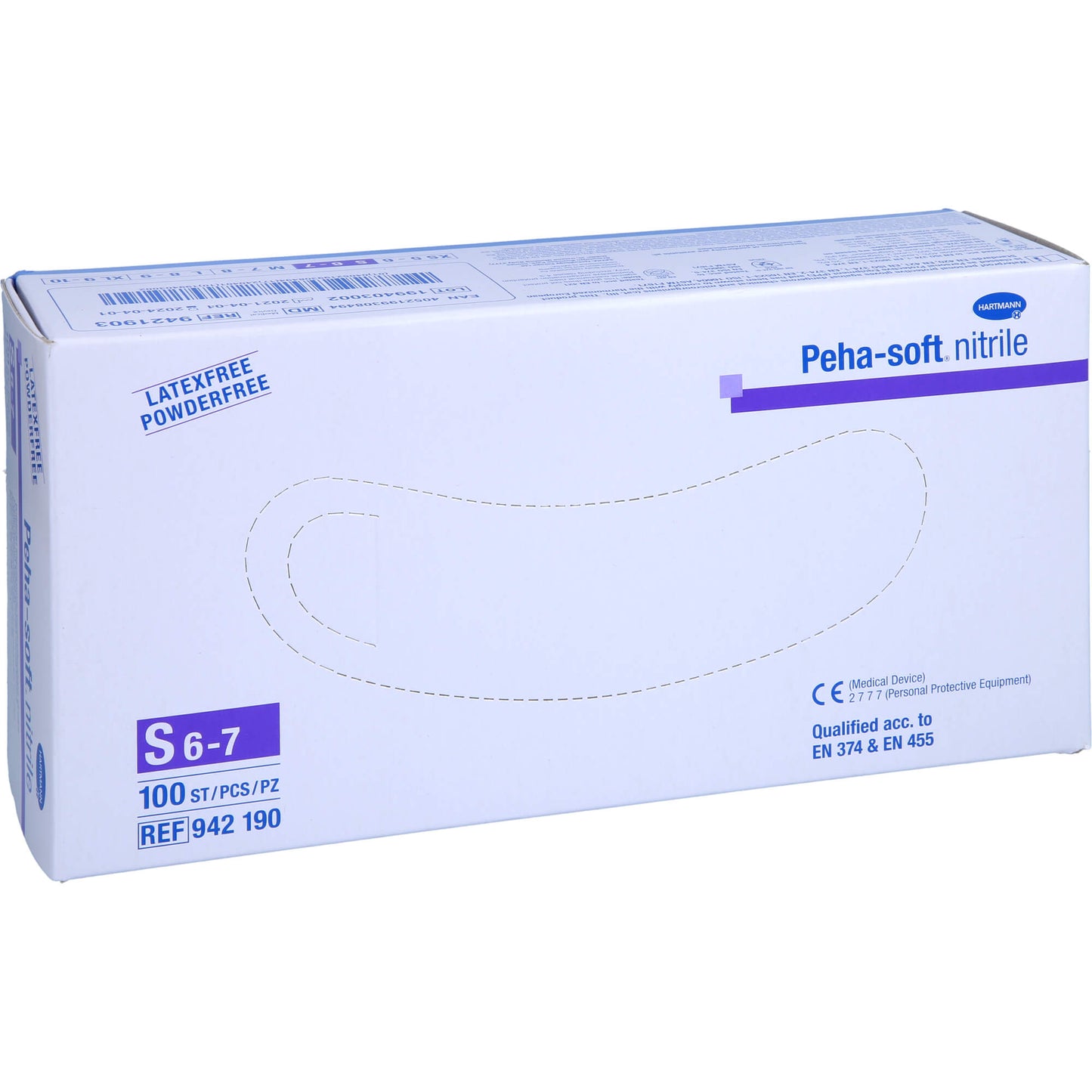 PEHA-SOFT nitrile Unt.Handsch.unste.puderfrei S 100 St