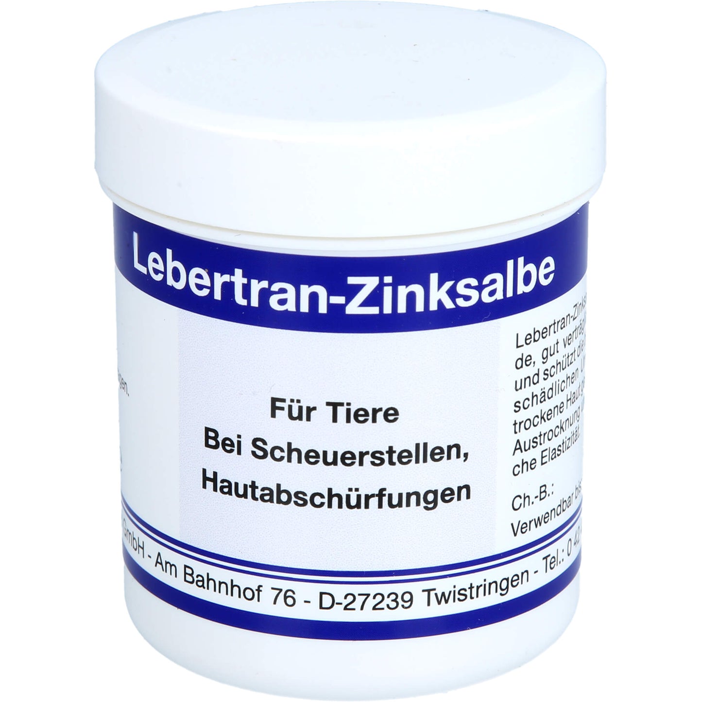 LEBERTRAN ZINKSALBE vet. 100 g