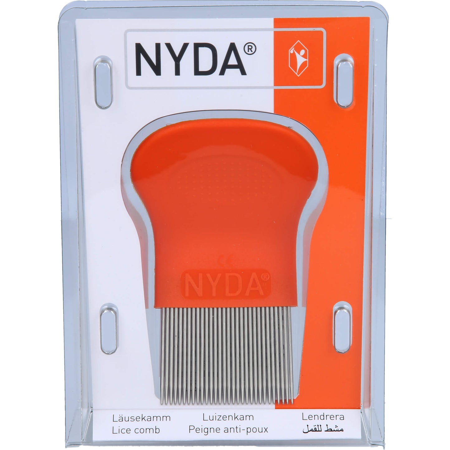 NYDA Läuse- und Nissenkamm Metall 1 St
