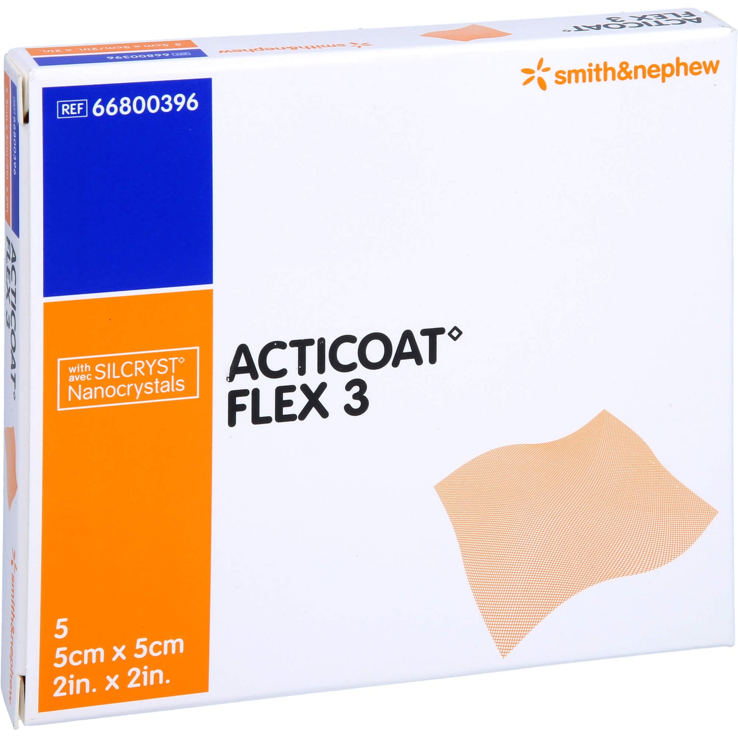 ACTICOAT Flex 3 5x5 cm Verband 5 St