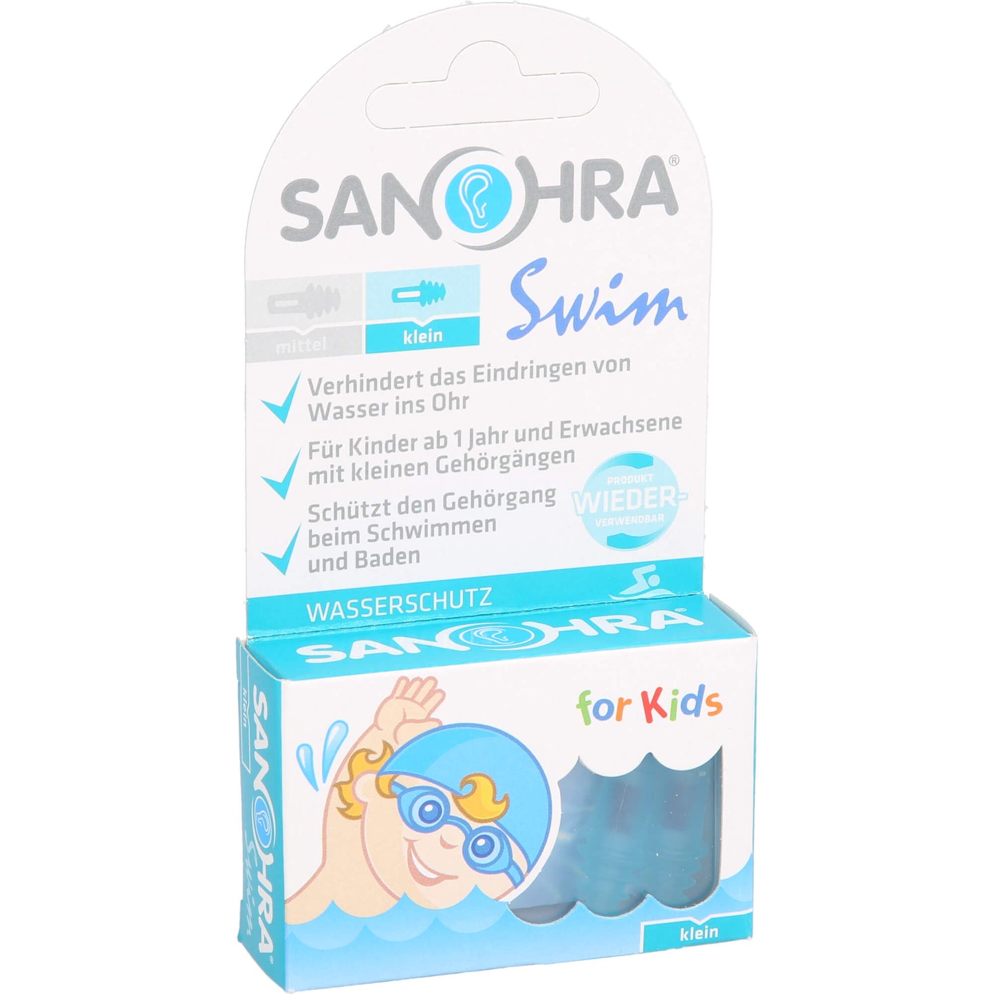 SANOHRA swim Ohrenschutz f.Kinder 2 St