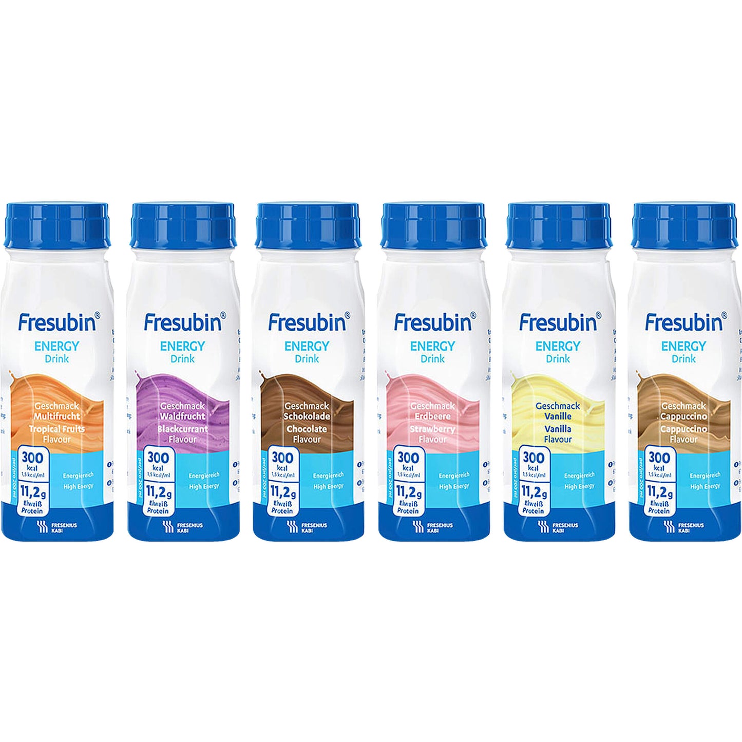 FRESUBIN ENERGY DRINK Mischkarton Trinkflasche 6X4X200 ml