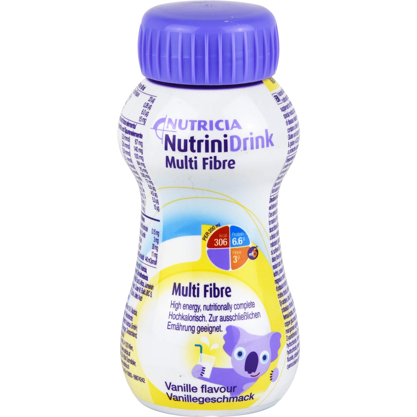 NUTRINIDRINK MultiFibre Vanillegeschmack 32X200 ml