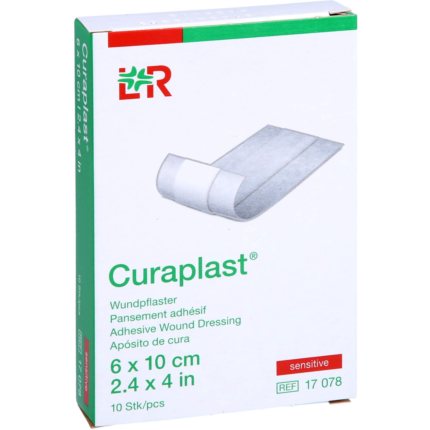 CURAPLAST Wundschnellverb.sensitiv 6x10 cm 1 m 10 St