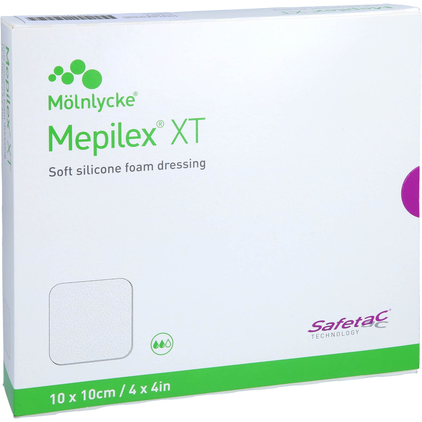 MEPILEX XT 10x10 cm Schaumverband 5 St