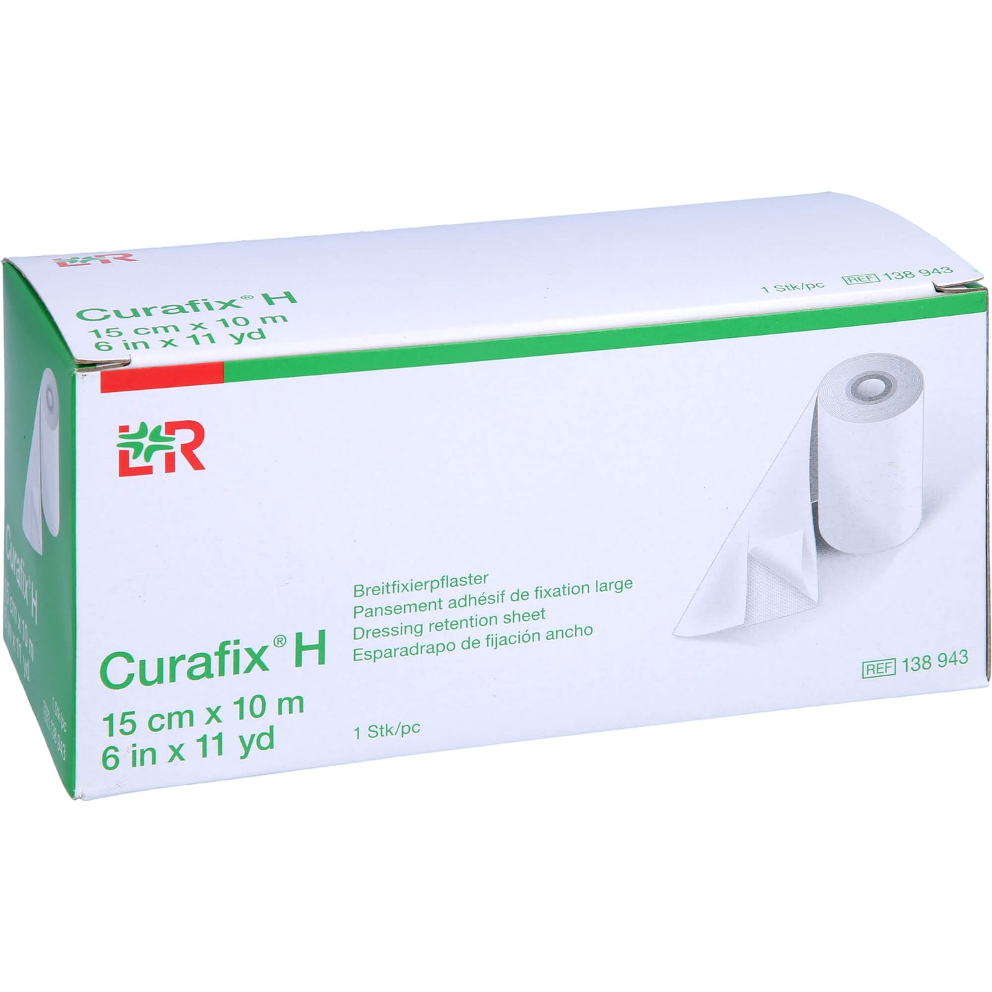 CURAFIX H Fixierpflaster 15 cmx10 m 1 St