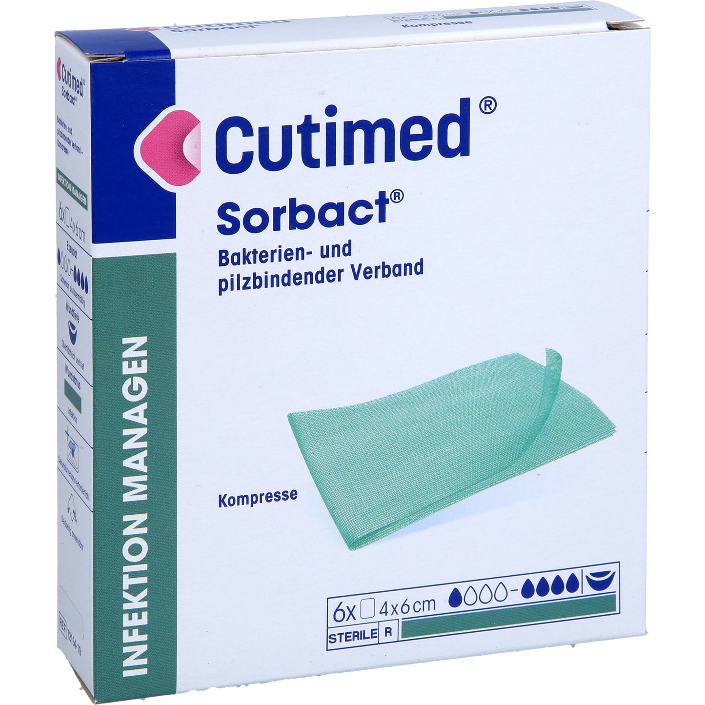 CUTIMED Sorbact Kompressen 4x6 cm 6 St