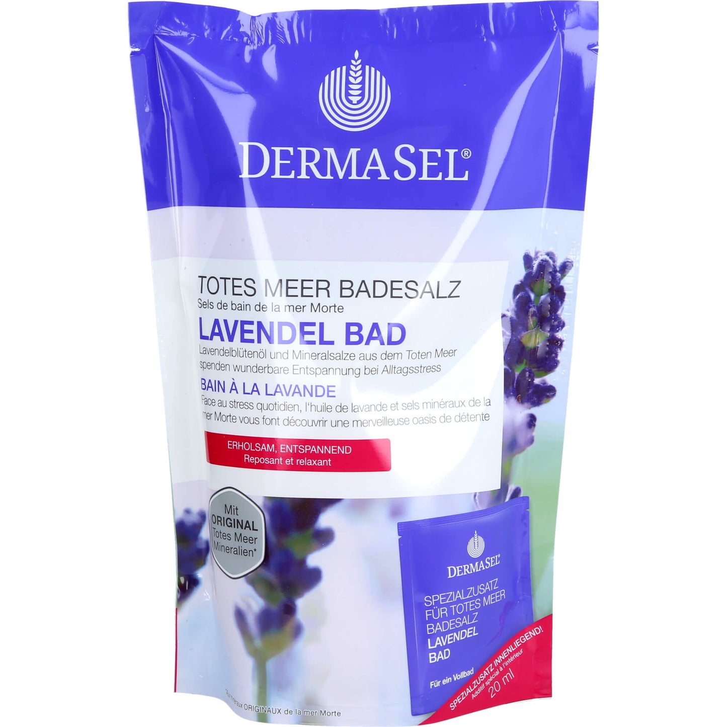 DERMASEL Totes Meer Badesalz+Lavendel SPA 1 P