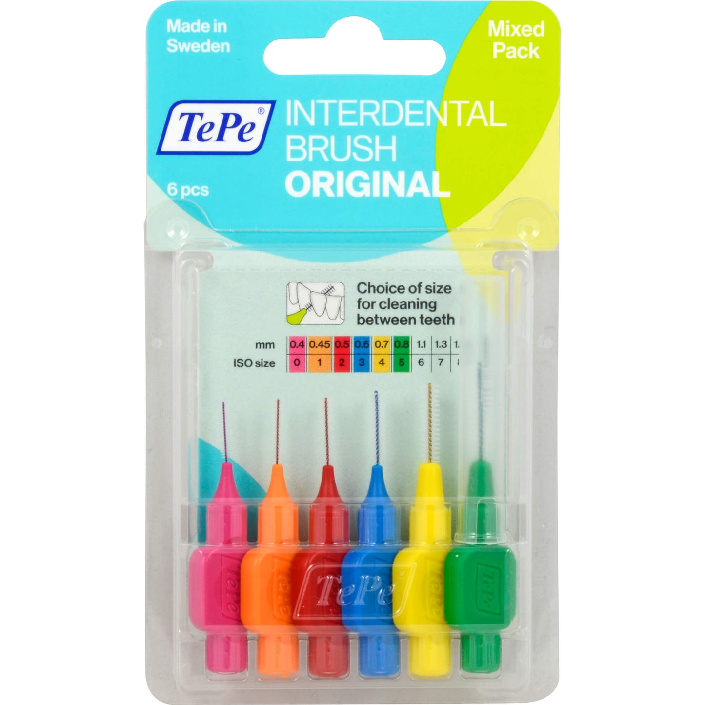 TEPE Interdentalbürste gemischt 6 St
