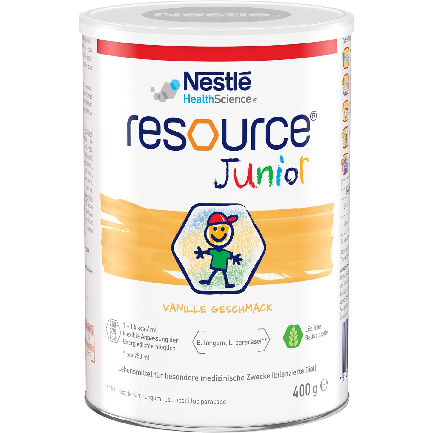 RESOURCE Junior Vanille-Geschmack Pulver 400 g