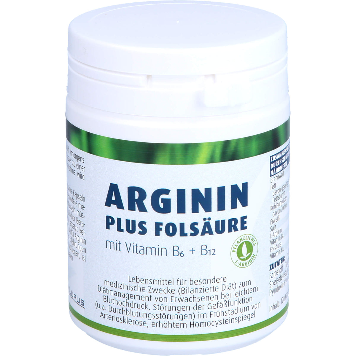 ARGININ PLUS Folsäure Kapseln 120 St