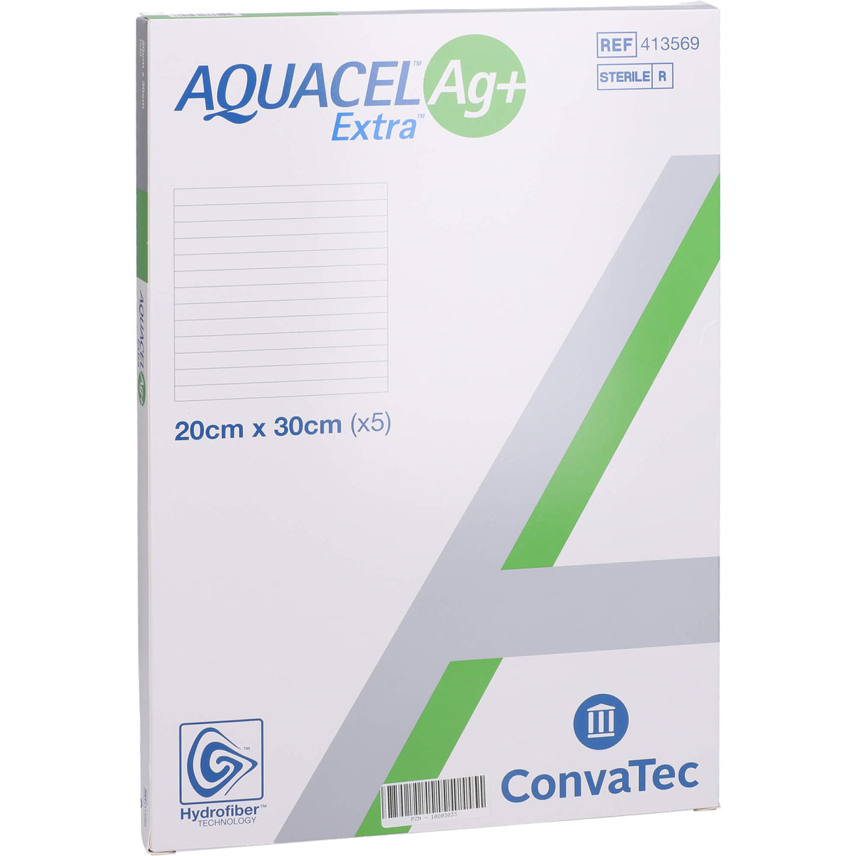 AQUACEL Ag+ Extra 20x30 cm Kompressen 5 St