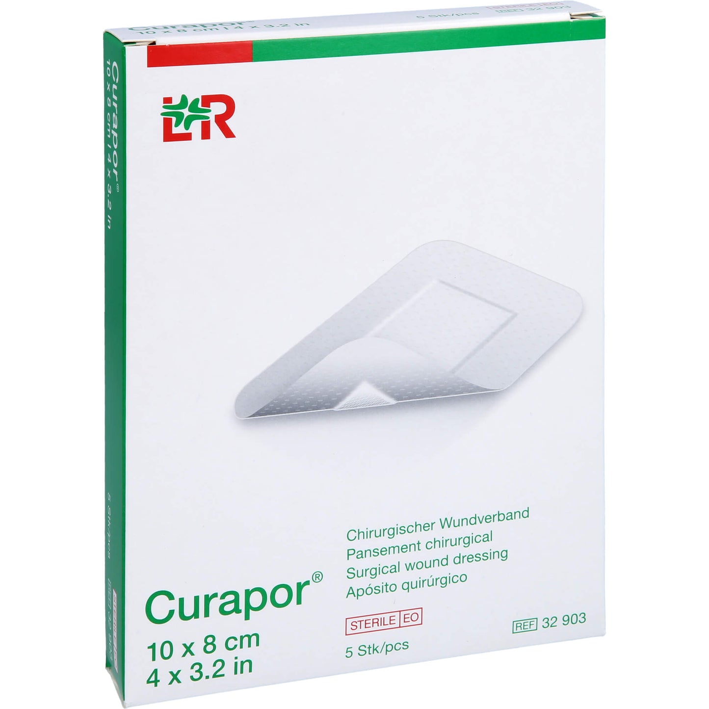 CURAPOR Wundverband steril chirurgisch 8x10 cm 5 St