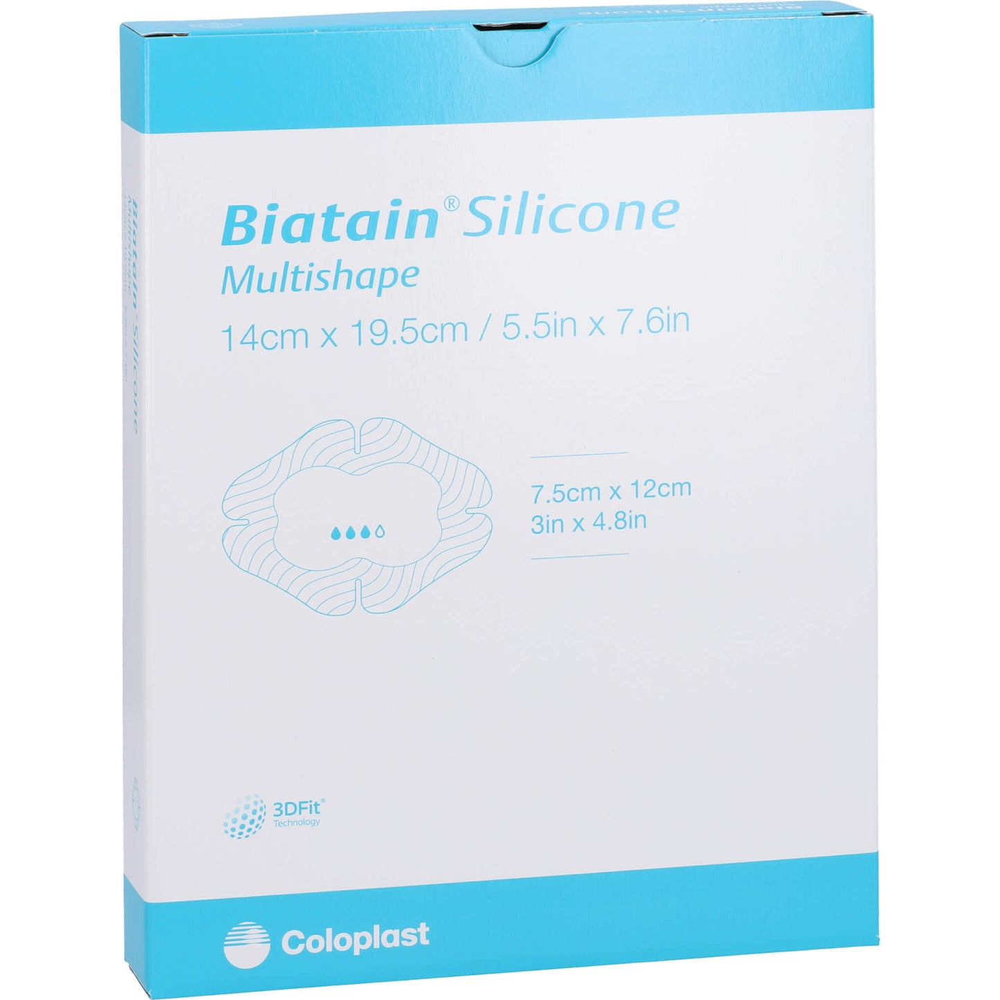 BIATAIN Silicone Schaumverb.Multishape 14x19,5 cm 5 St
