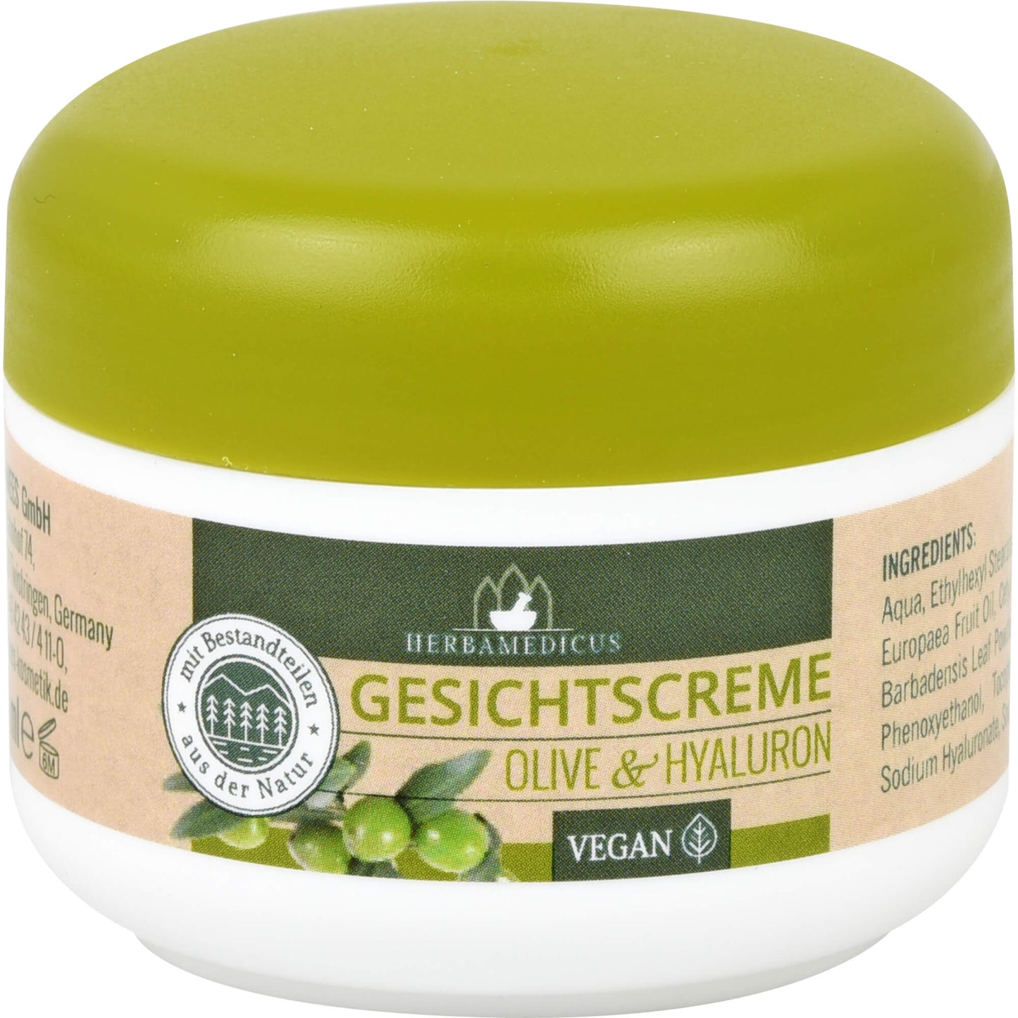 GESICHTSCREME Olive & Hyaluron 50 ml