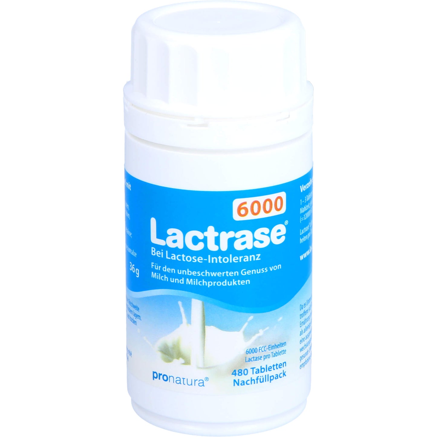 LACTRASE 6.000 FCC Tbl.Klickspender-Nachfüllpack 480 St