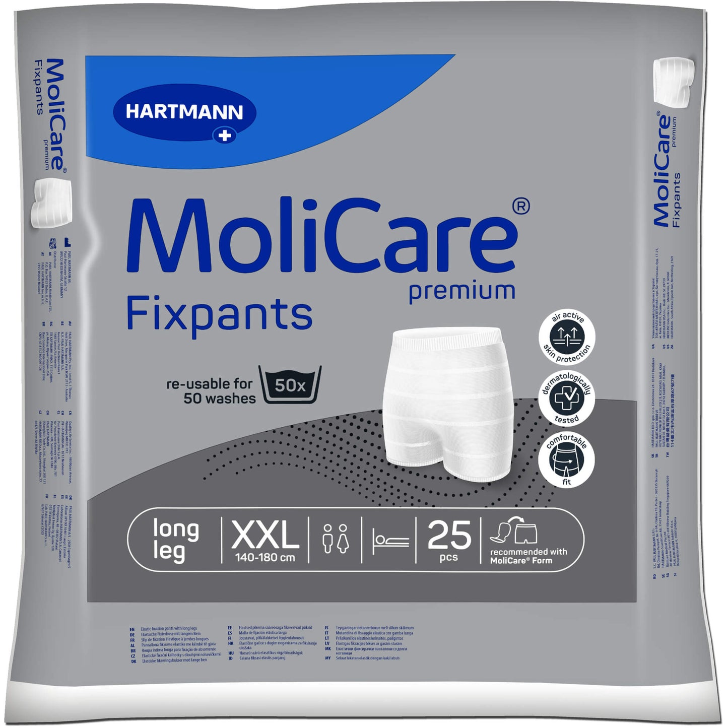 MOLICARE Premium Fixpants long leg Gr.XXL 25 St
