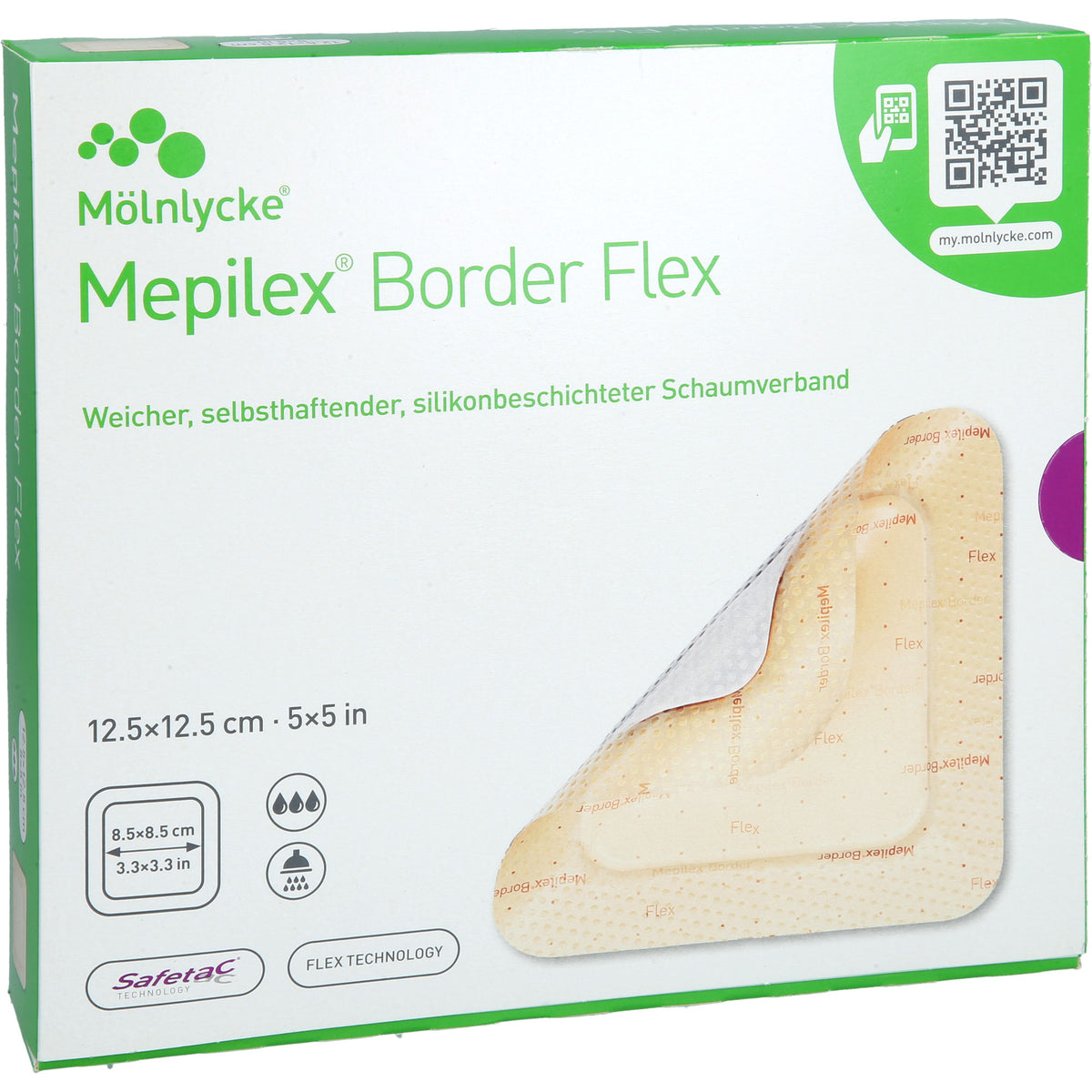 MEPILEX Border Flex Schaumverb.haft.12,5x12,5 cm 10 St