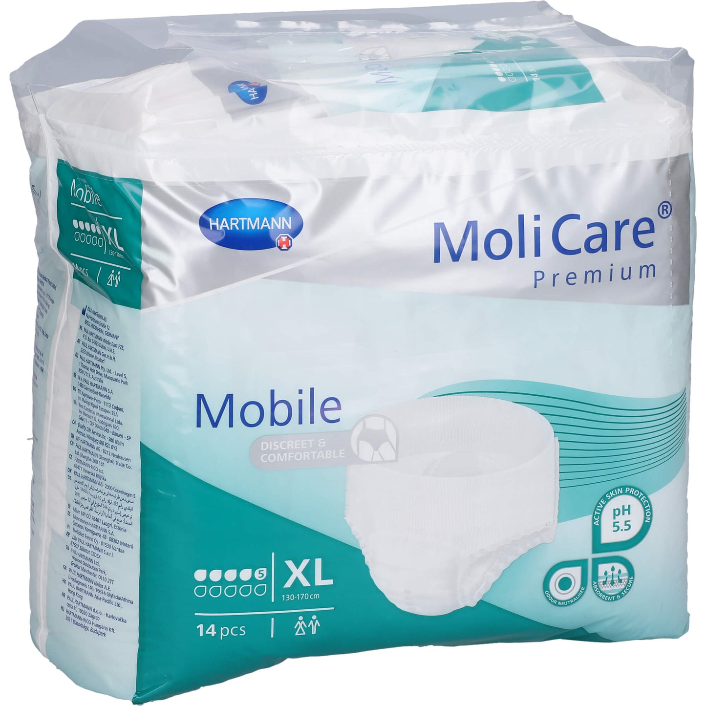 MOLICARE Premium Mobile 5 Tropfen Gr.XL 14 St