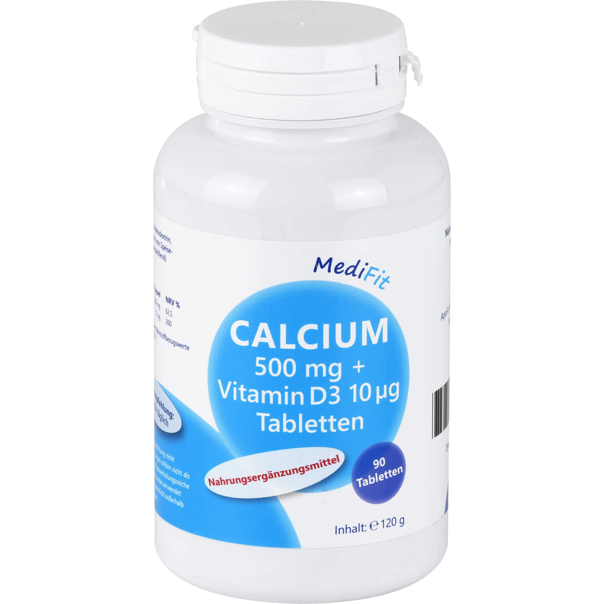 CALCIUM 500 mg+Vitamin D3 10 �g Tabletten MediFit 90 St