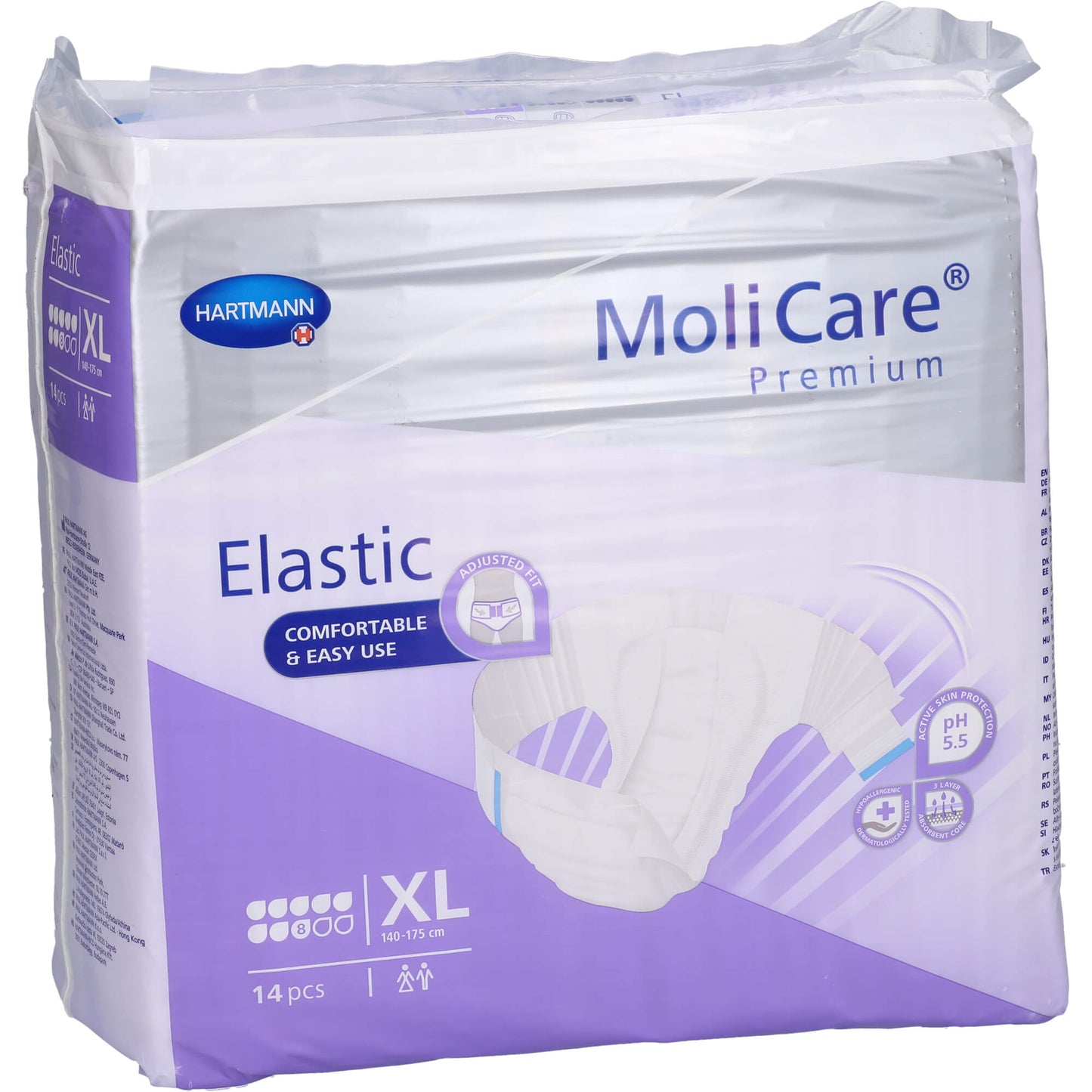 MOLICARE Premium Elastic Slip 8 Tropfen Gr.XL 14 St