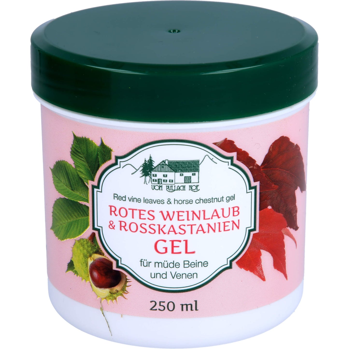 ROTES WEINLAUB & Rosskastanien Gel Pullach Hof 250 ml