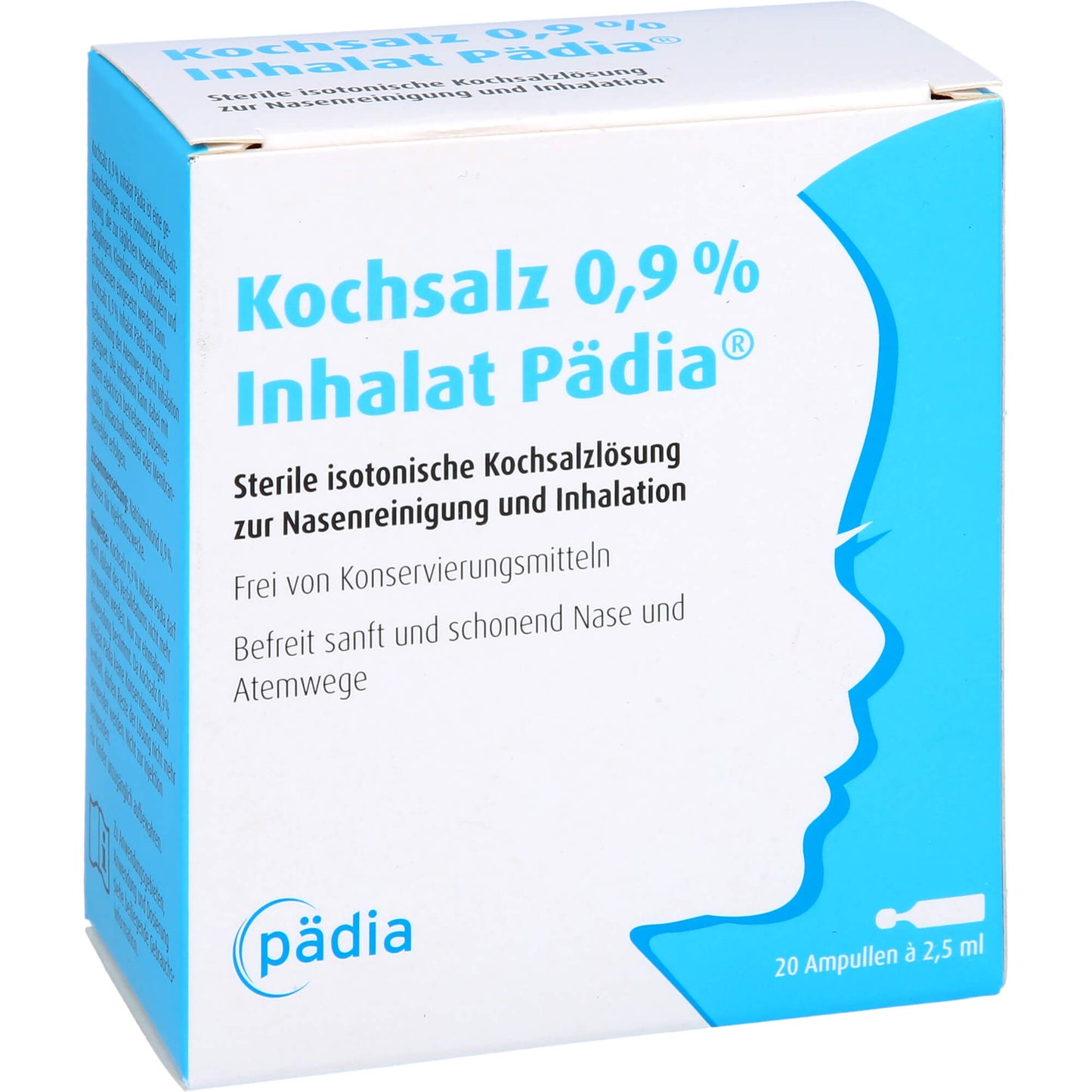 KOCHSALZ 0,9% Inhalat Pädia Ampullen 20X2.5 ml