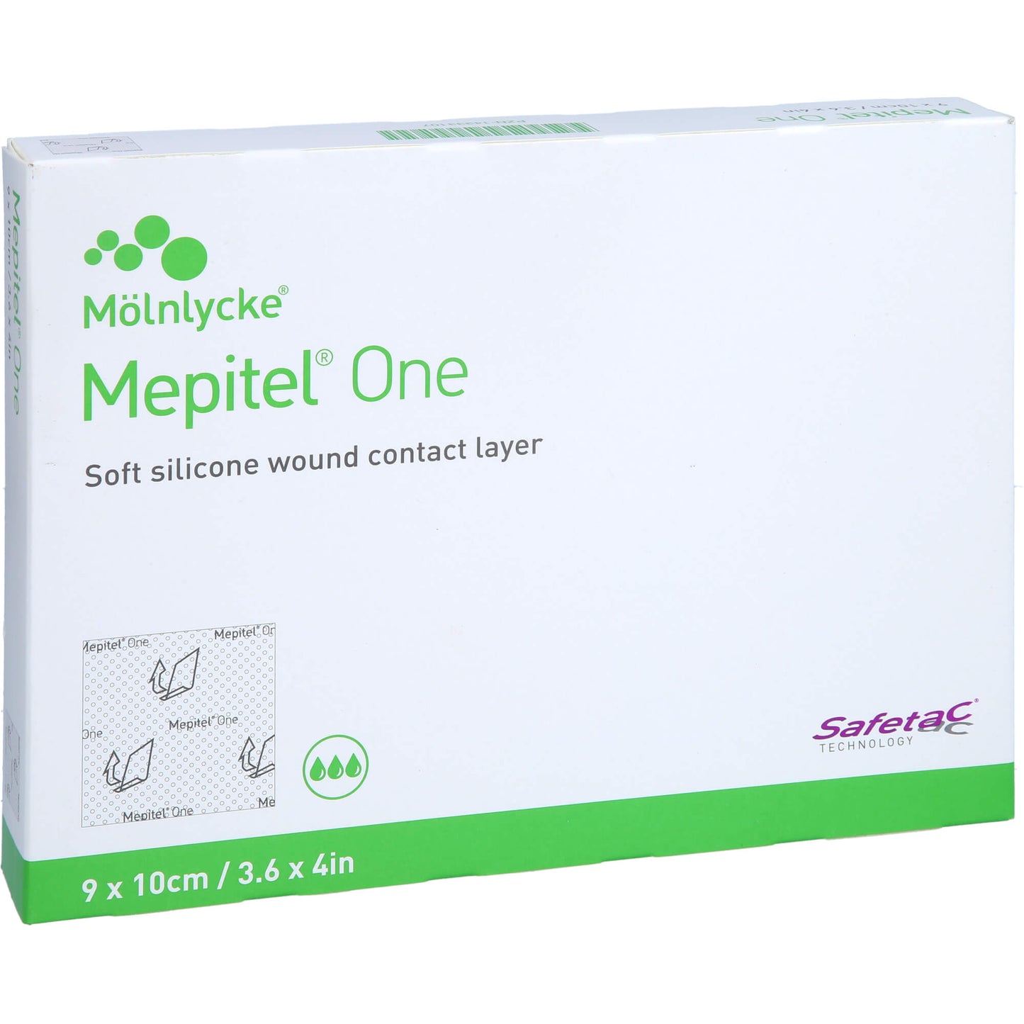 MEPITEL One 9x10 cm Silikon Netzverband 5 St