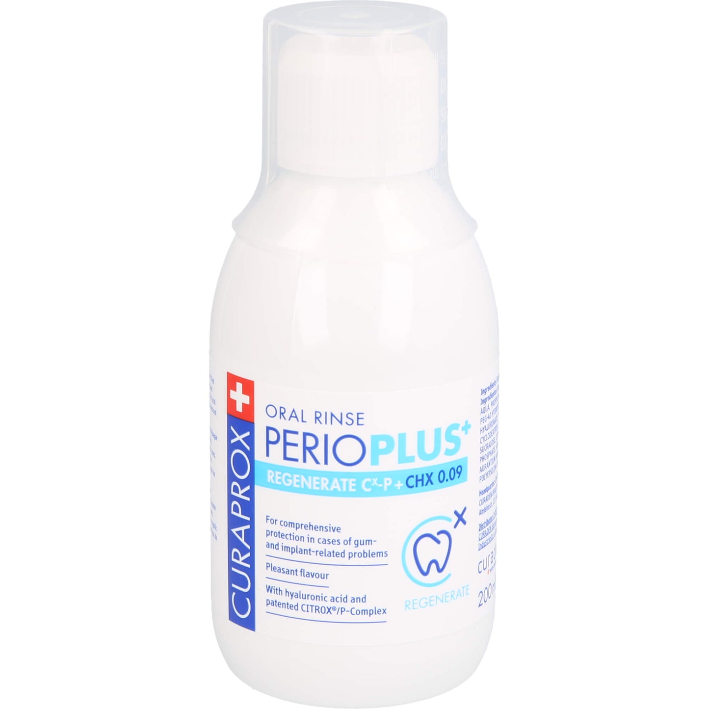 CURAPROX perio Plus+ Regenerate Mundspül.CHX 0,09% 200 ml