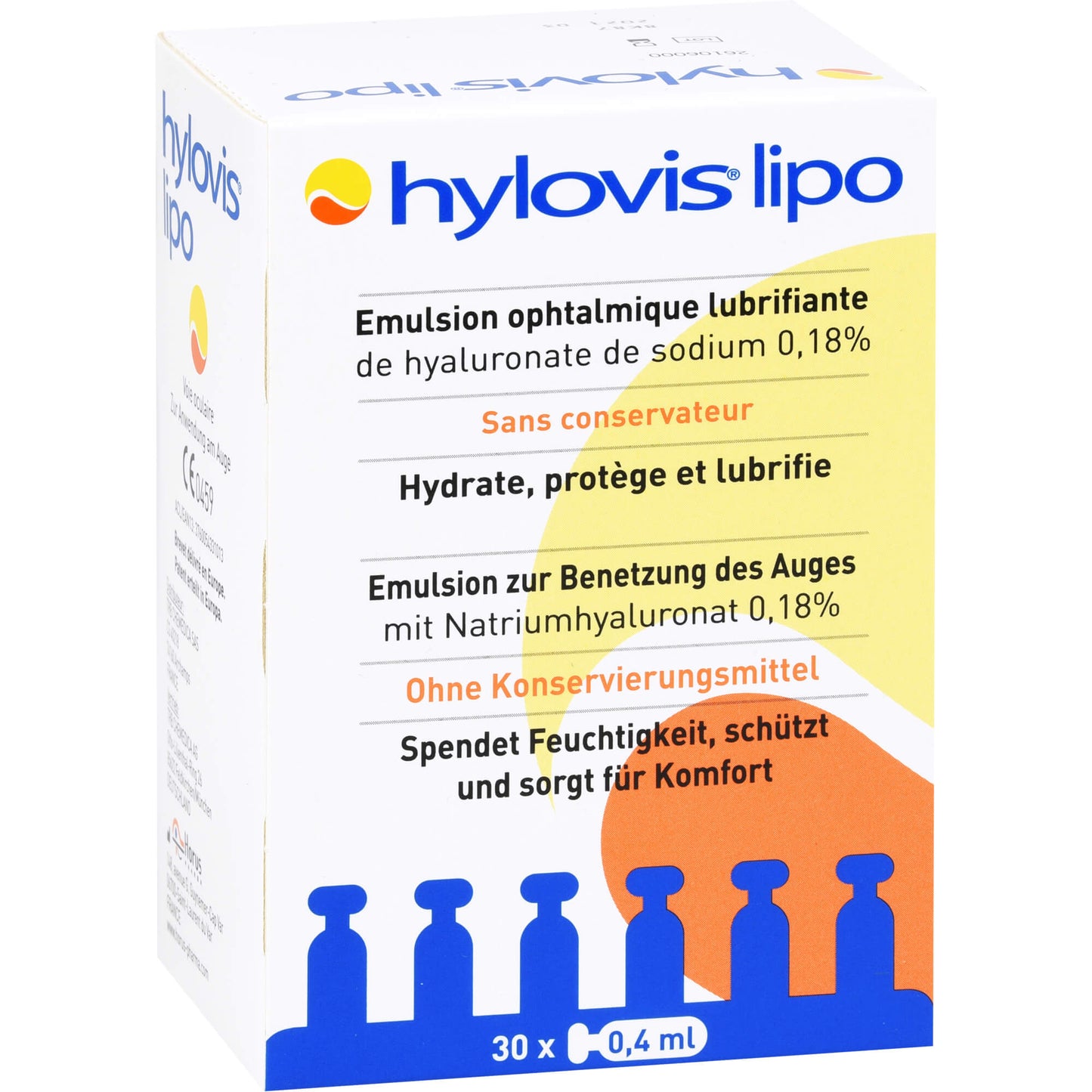 HYLOVIS lipo Augentropfen Einzeldosispipetten 30X0.4 ml