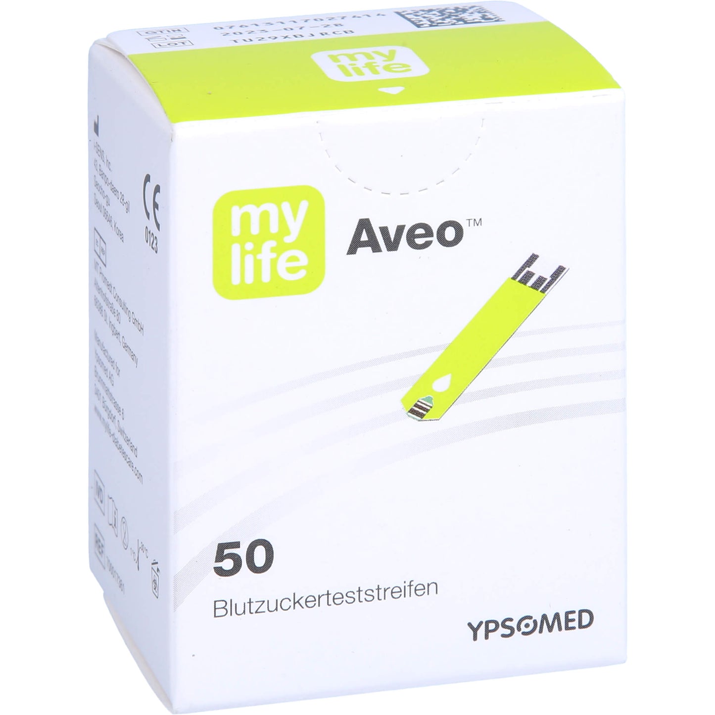 MYLIFE Aveo Blutzucker Teststreifen 50 St