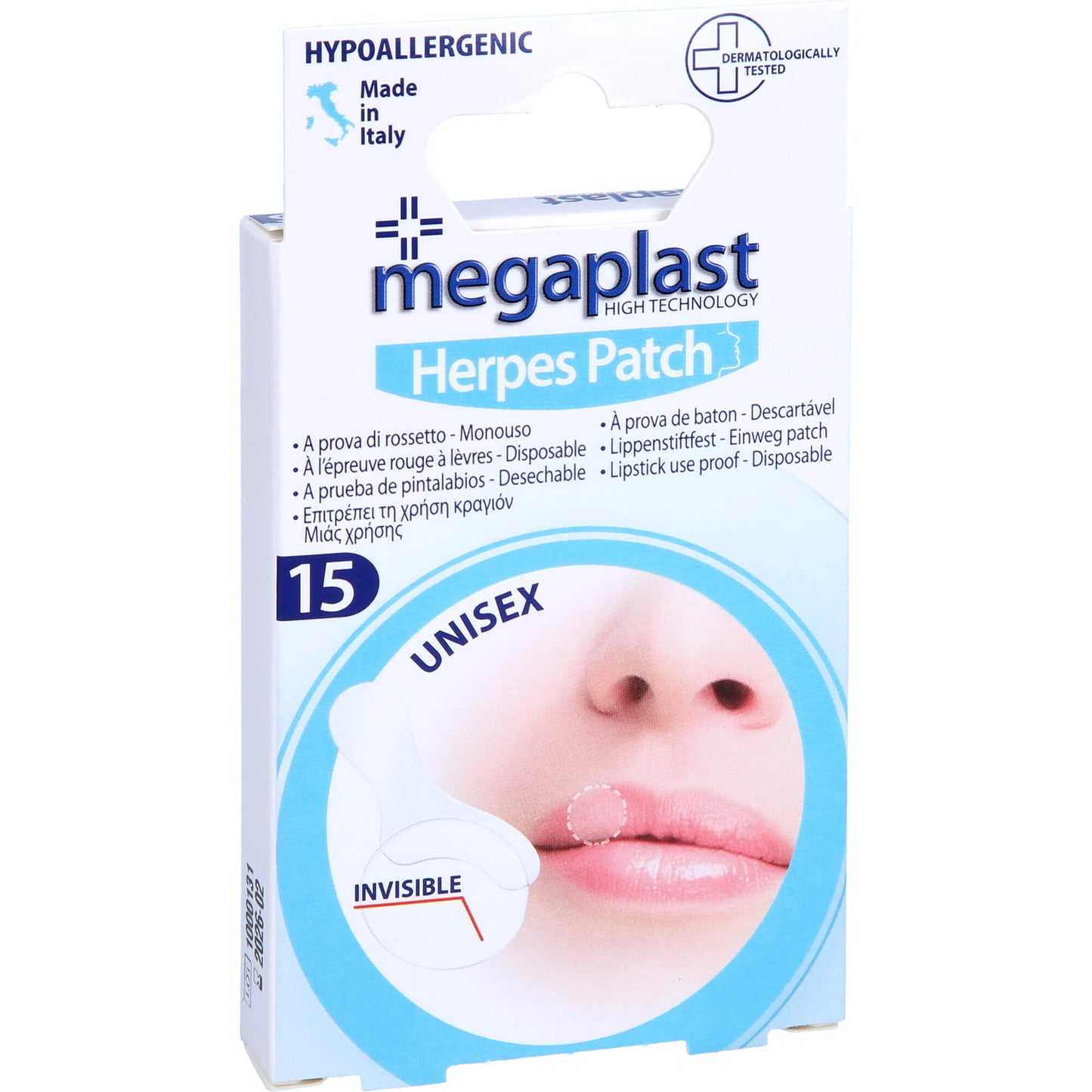 HERPES PATCH 14 mm megaplast 15 St