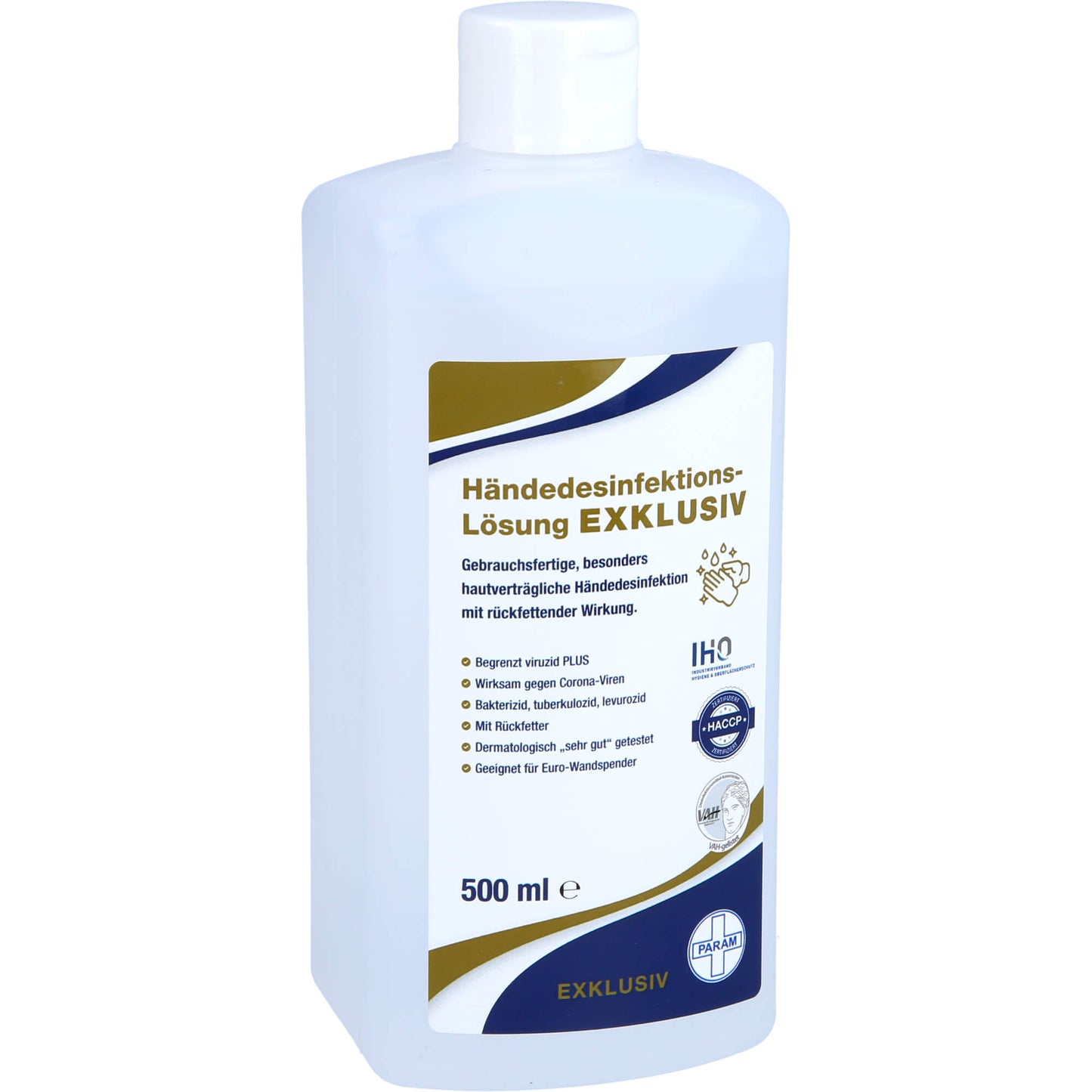 HÄNDEDESINFEKTION-Lösung EXKLUSIV Param 500 ml