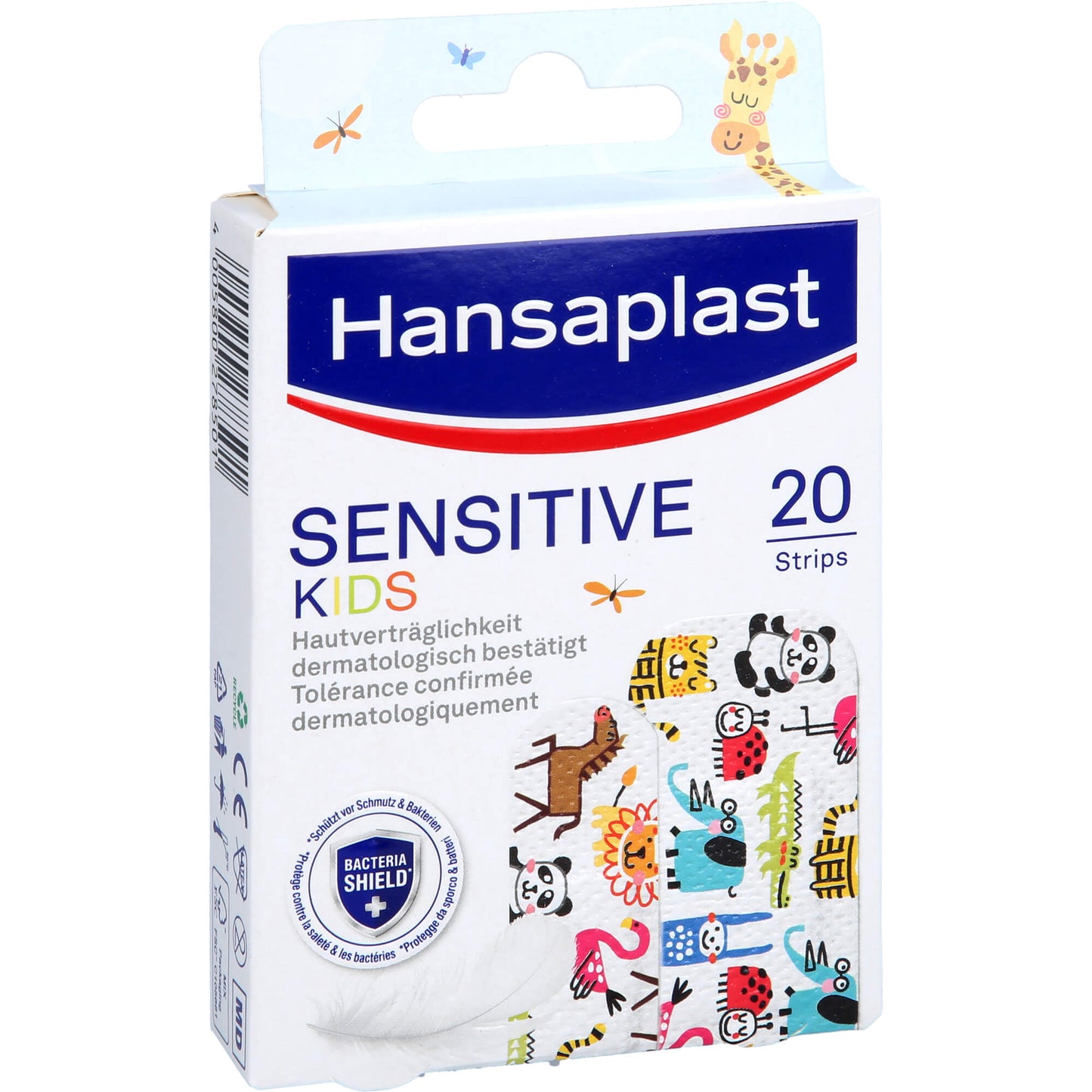 HANSAPLAST Sensitive Kinder Pflasterstrips 20 St