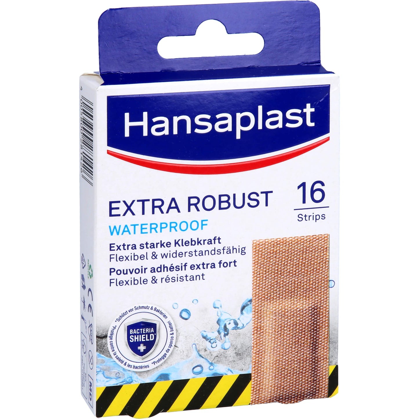 HANSAPLAST extra robust wasserdicht Pflasterstrips 16 St