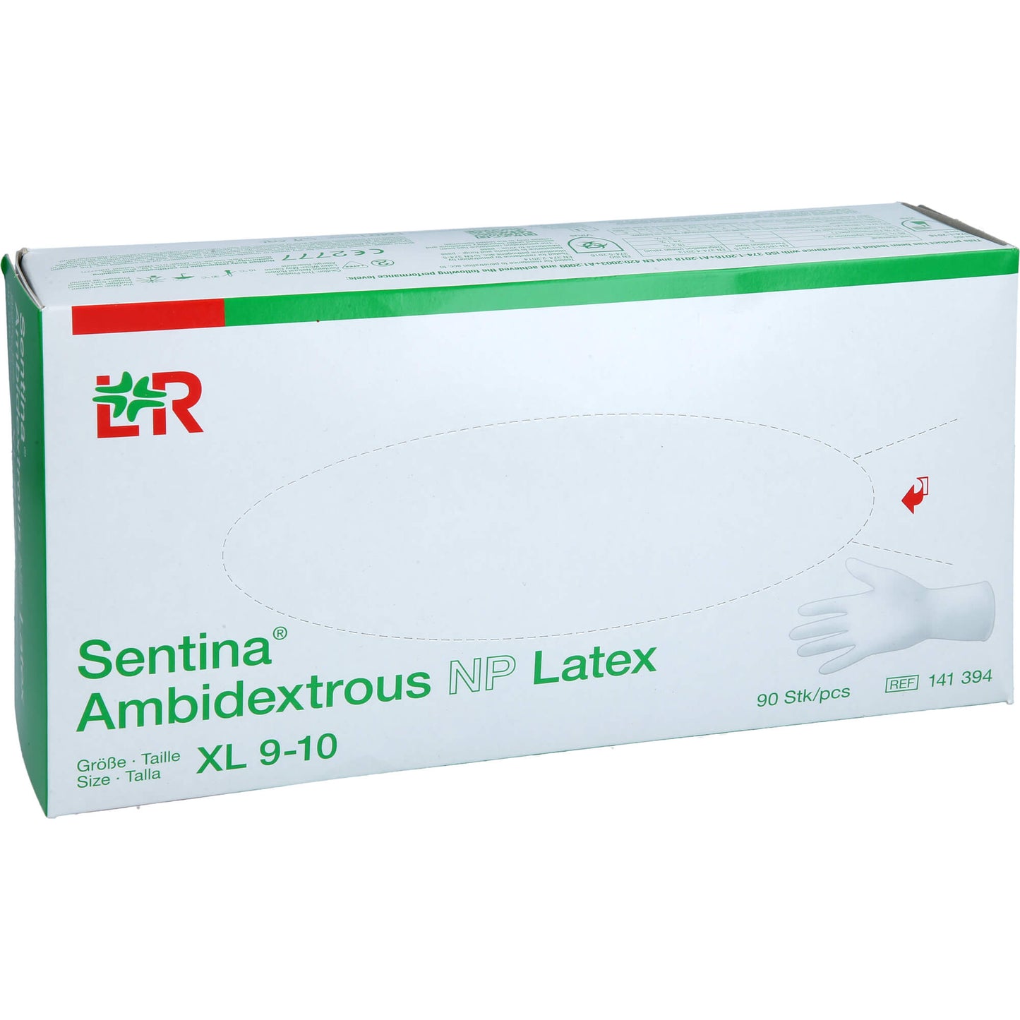 SENTINA Ambidextrous Unters.Hands.puderfr.Gr.XL 90 St