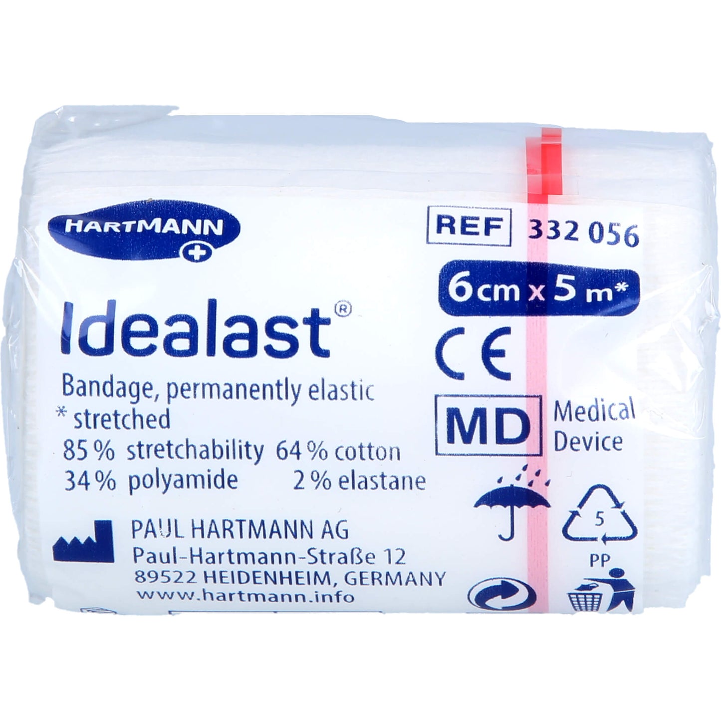 IDEALAST Universalbinde 6 cmx5 m weiß 1 St