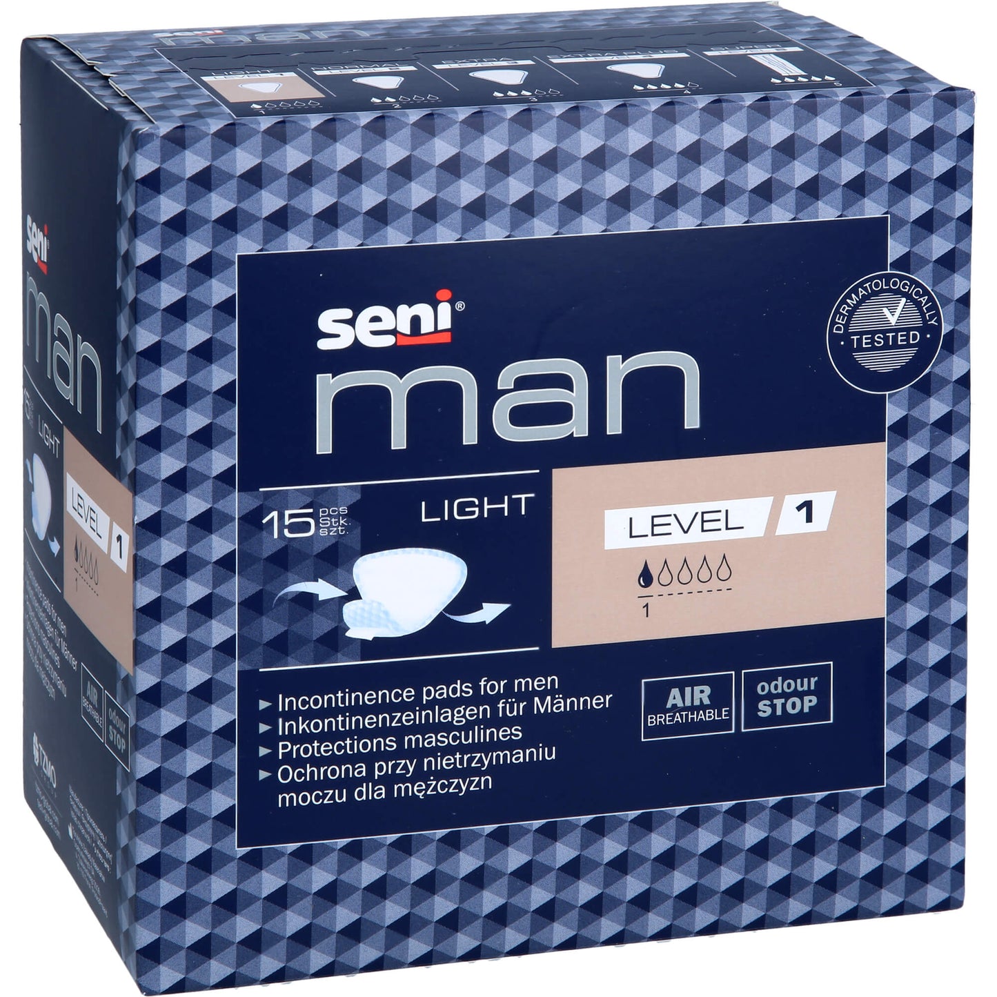 SENI Man Inkontinenzeinlage light Level 1 15 St