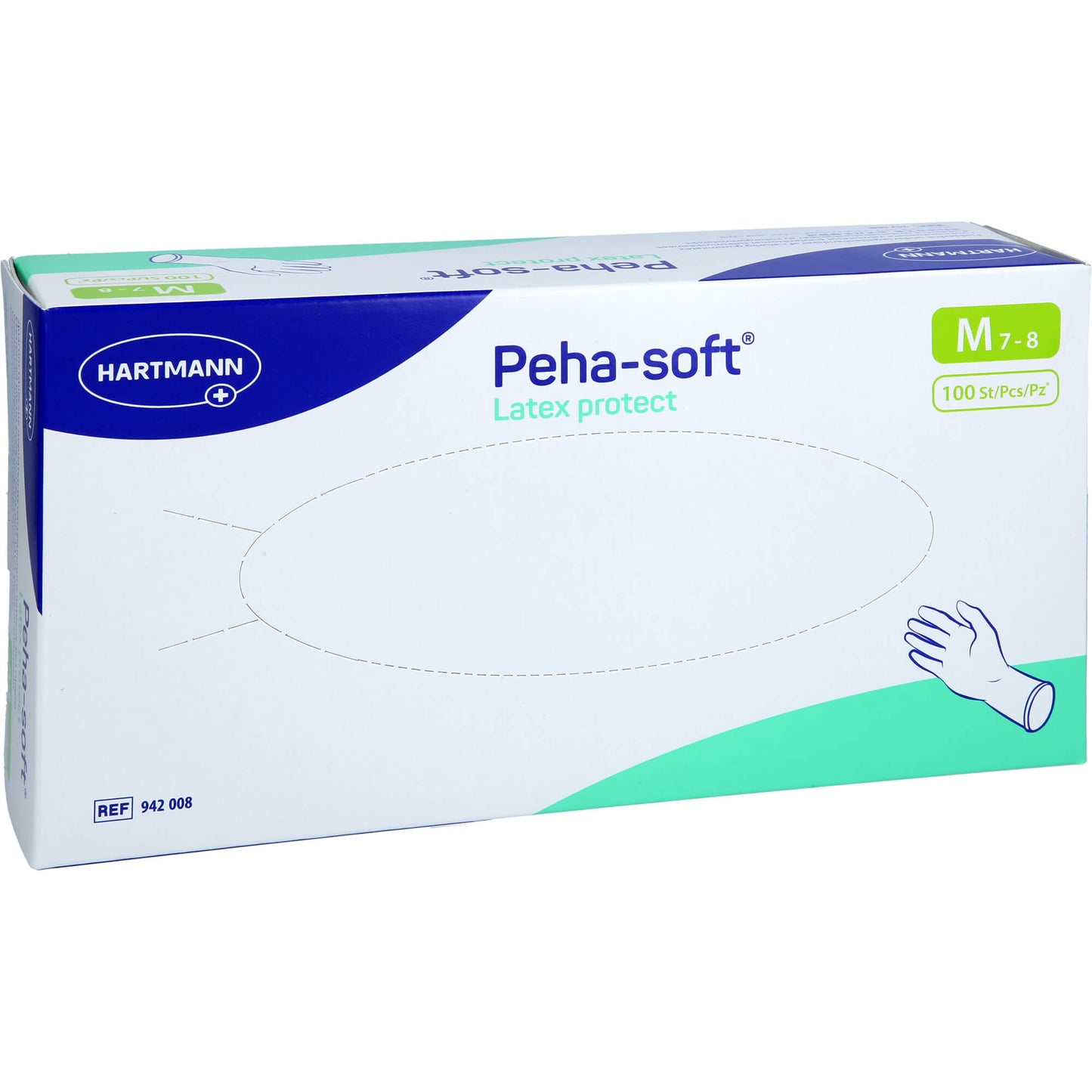 PEHA-SOFT Latex protect Unt.Hands.unsteril pf M 100 St