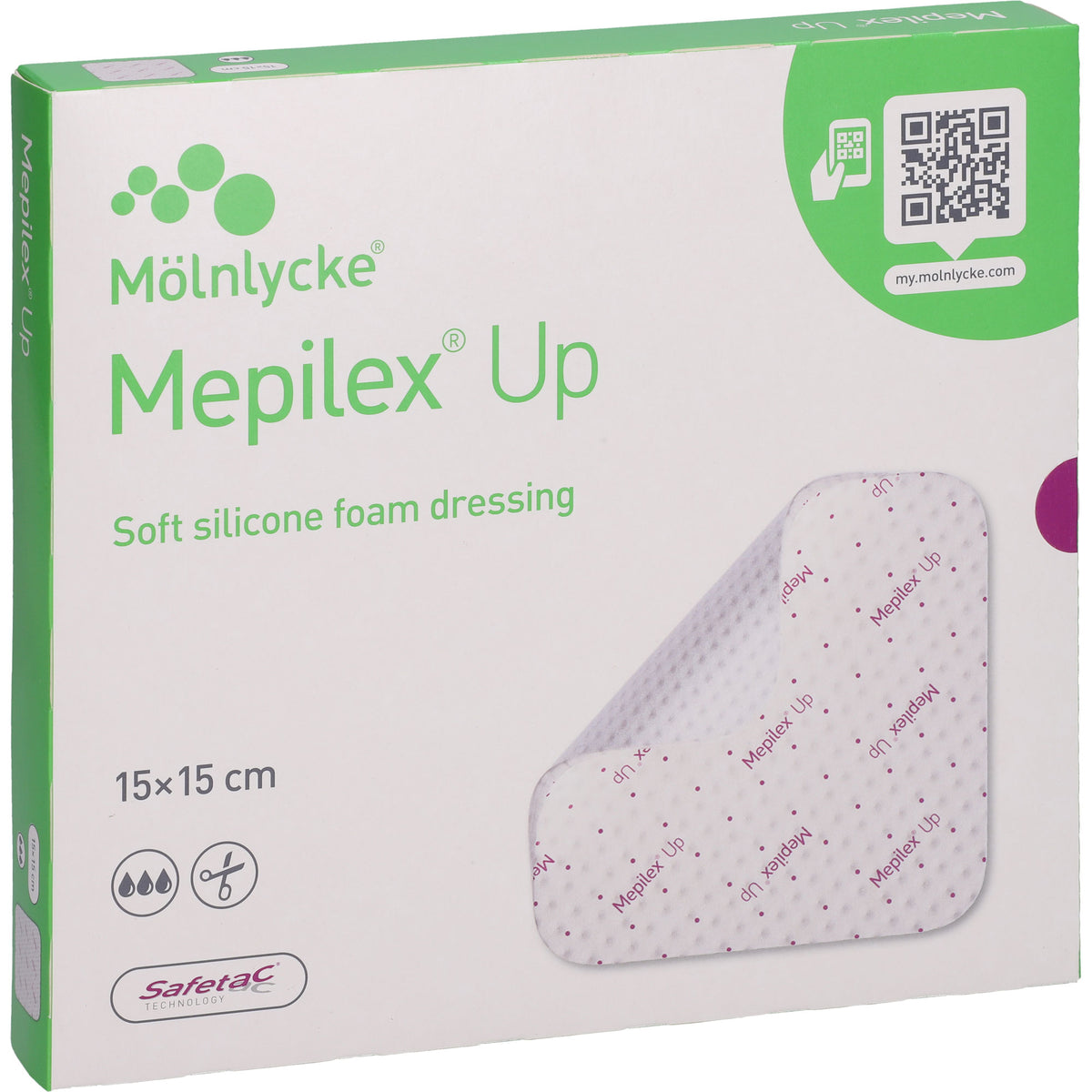 MEPILEX Up 15x15 cm Schaumverband 5 St