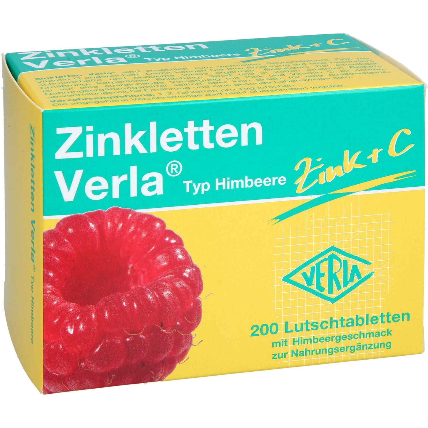 ZINKLETTEN Verla Himbeere Lutschtabletten 200 St