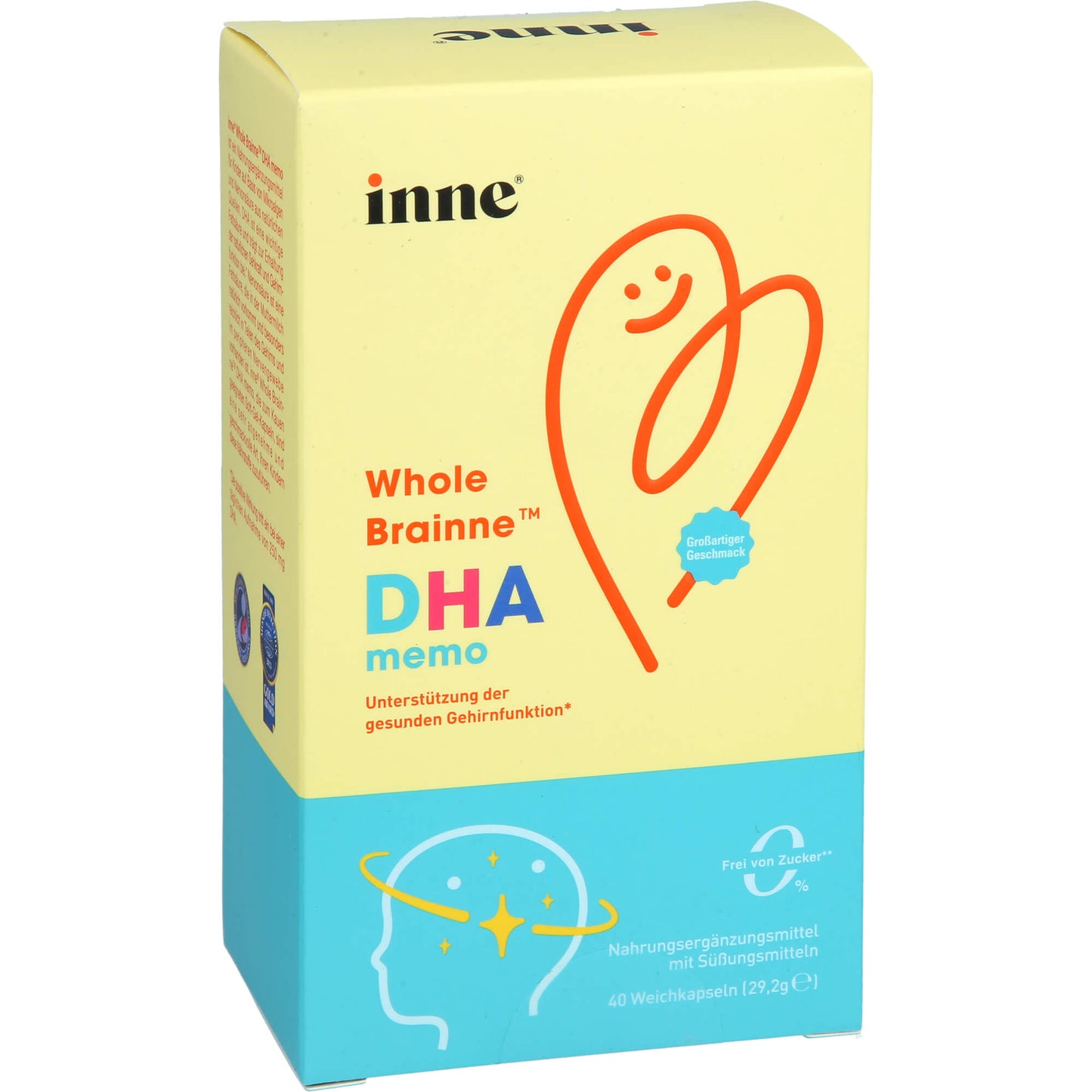 INNE Whole Brainne DHA memo Weichkapseln 40X0.7 g
